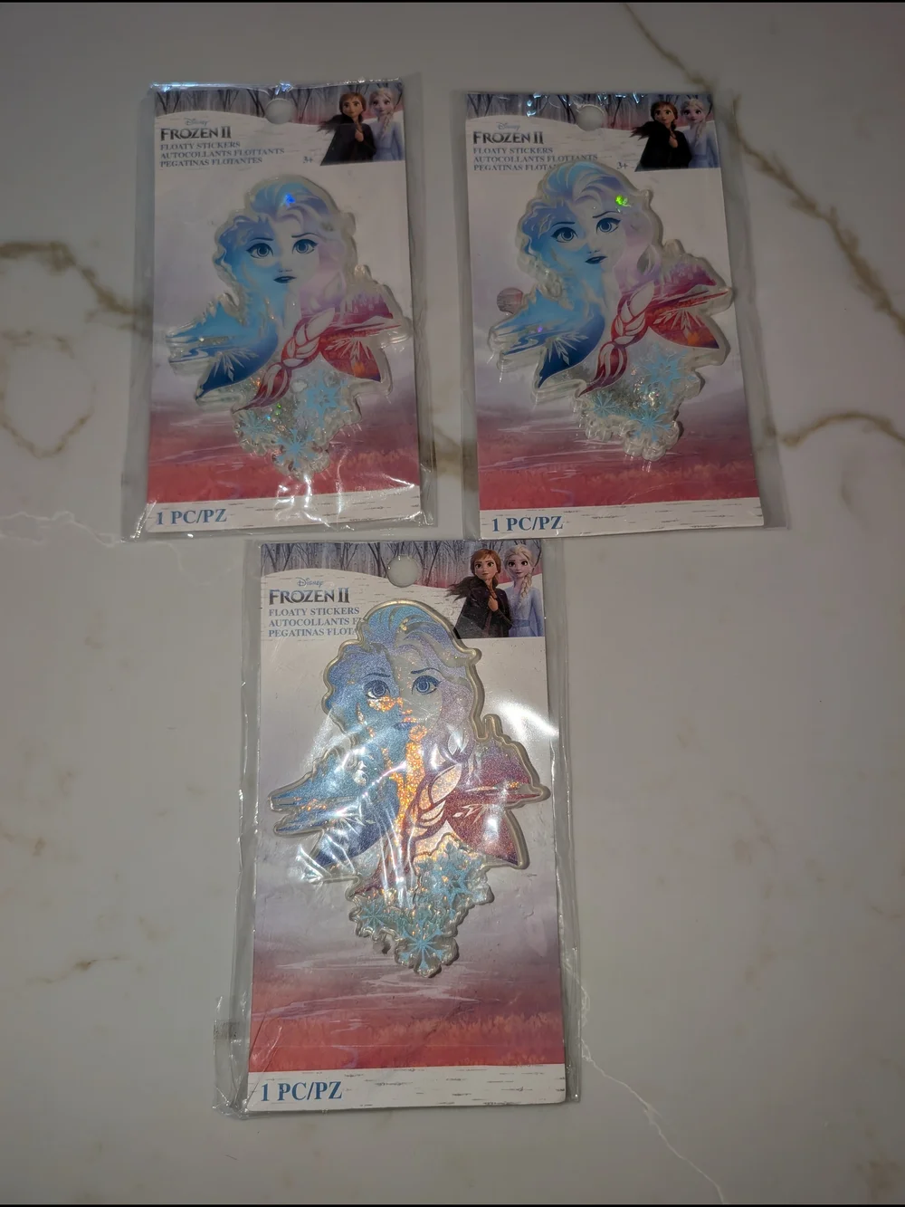 ~EK Success Floating Sticker Elsa Lot Of 3